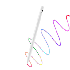 iPad Techsuit Stylus Pen (AX10), Bluetooth, Type-C, tenyér visszautasítás, dőlés nyomásérzékelés, 130mAh, 5V, 0.2A - Fehér