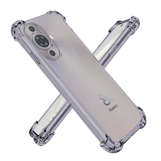 Huawei nova 11 / nova 12s Smoke Black Techsuit - Shockproof Clear Silicone tok