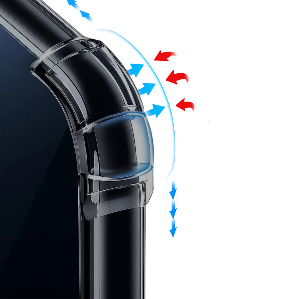 iPhone 14 Smoke Black Techsuit - Shockproof Clear Silicone MagSafe tok - 3