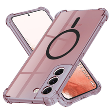 Samsung Galaxy S22 Plus 5G Smoke Black Techsuit Shockproof Clear Silicone MagSafe tok