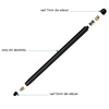 Android, iOS, Microsoft Fekete Techsuit - Stylus Pen (JC01) - Aluminum Alloy thumbnail