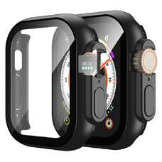 Apple Watch Ultra / Ultra 2  Techsuit - Defense360 Pro + Fólia - Fekete tok