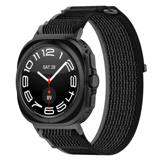 Samsung Galaxy Watch Ultra 47mm Szürke / Fekete Techsuit - Watchband (W054)