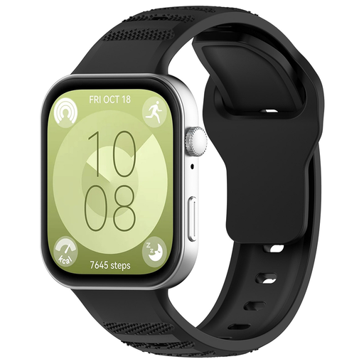 Huawei Watch Fit 3 Fekete Techsuit - Watchband (W050)