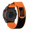 Garmin Fenix 3/3 HR/5X/5X Plus/6X/6X Pro/7X/7X Pro Solar Narancssárga Techsuit Watchband QuickFit 26mm (W057) szíj - 0. kép