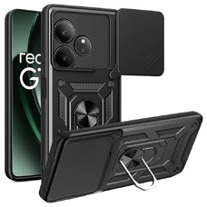 Realme GT 6 / GT 6T Black Techsuit CamShield Series tok
