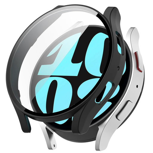 Samsung Galaxy Watch6 (44mm) Fekete Techsuit Defense360 Pro + Kijelzővédő tok