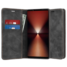 Sony Xperia 1 VI Techsuit Confy Cover - Fekete tok