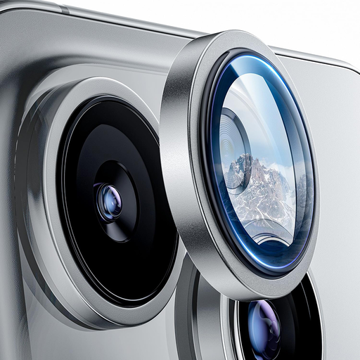 iPhone 16 Pro / iPhone 16 Pro Max Fehér Titán Lito S+ Kameravédő Üveg üvegfólia