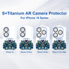 iPhone 16 Pro / iPhone 16 Pro Max Natural Titanium Lito S+ kameravédő üveg üvegfólia - 2. kép