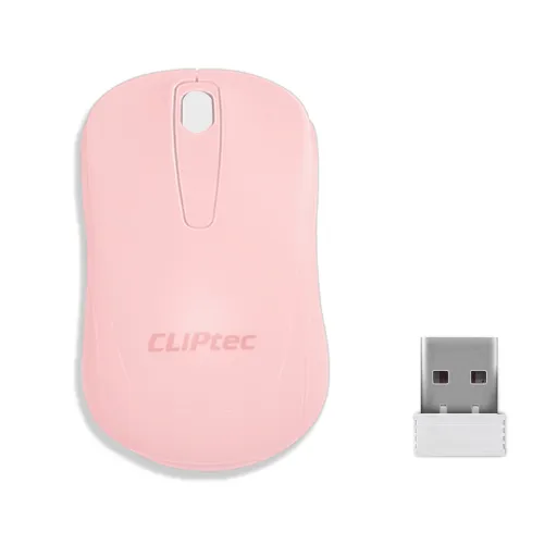 Cliptec Young RZS859 vezeték nélküli optikai egér 1200DPI pink