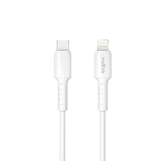 Maxlife MXUC-13 kábel USB-C - Lightning 1,0 m 27W fehér