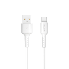 Maxlife MXUC-13 kábel USB-A - USB-C 1,0 m 3,0A fehér
