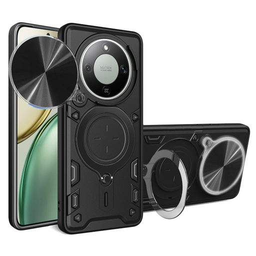 Honor Magic8 Lite Fekete Techsuit CamGuard Pro tok