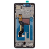 Motorola G86 Power 5G kijelző + érintőegység + előlap fekete (Spellbound) (szervizcsomag), - 0. kép