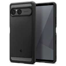 Sony Xperia 10 VII Fekete Spigen - Rugged Armor tok