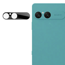 Sony Xperia 10 VII Fekete Techsuit - Teljes Kameravédő Üveg üvegfólia