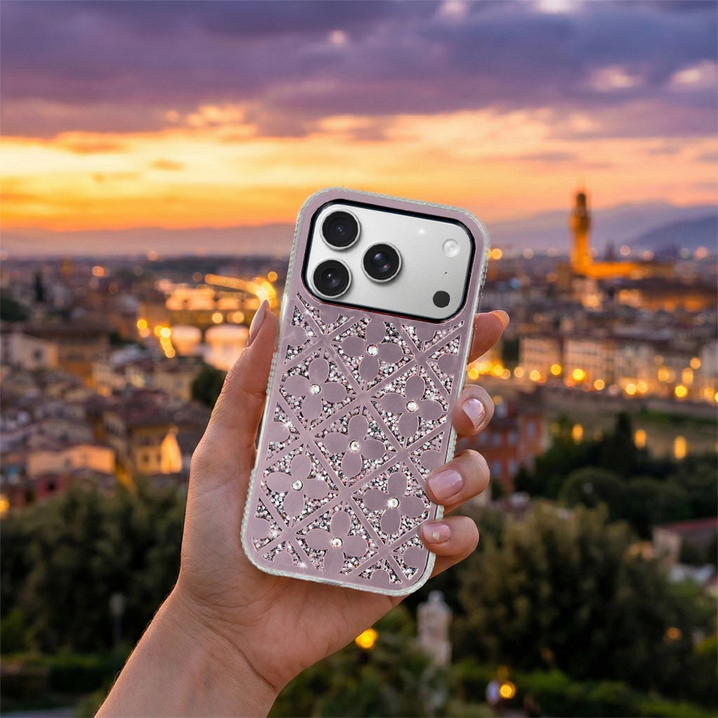 Flower iPhone 16 Pro pink tok - 7