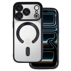 Metallic Magsafe tok iPhone 17 Pro Max fekete tok