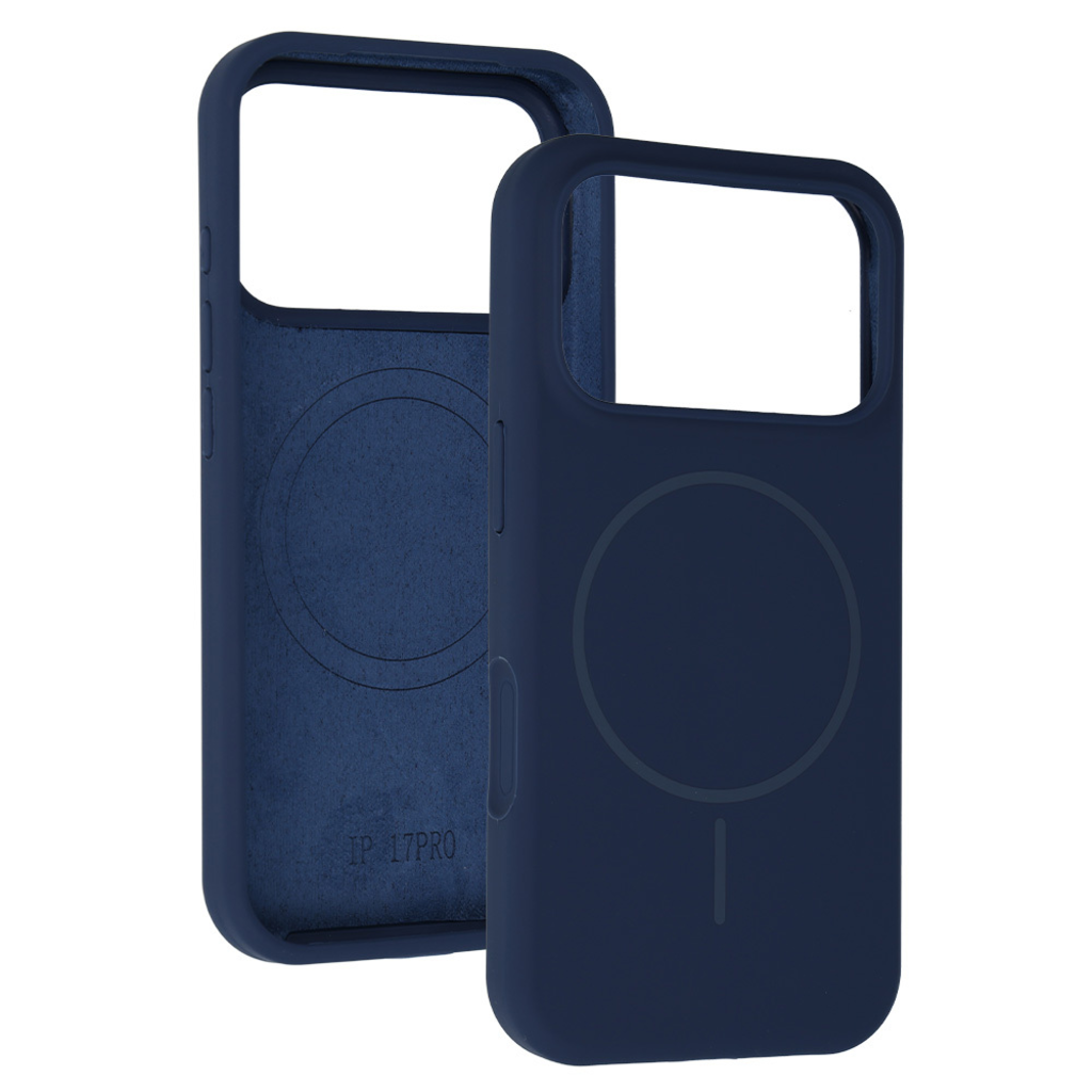 Magsafe Slim Szilikon tok iPhone 16 Pro navy - 4