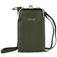 Kötött fliptok telefonhoz GCW01 zöld tok