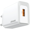 USAMS T69 18W USB-A fali töltő adapter fehér - 0. kép