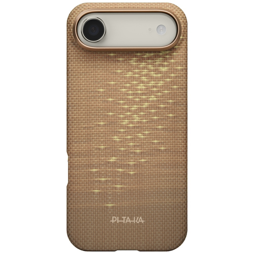 iPhone 17 Air PITAKA Ultra-vékony MagSafe tok arany csillogás