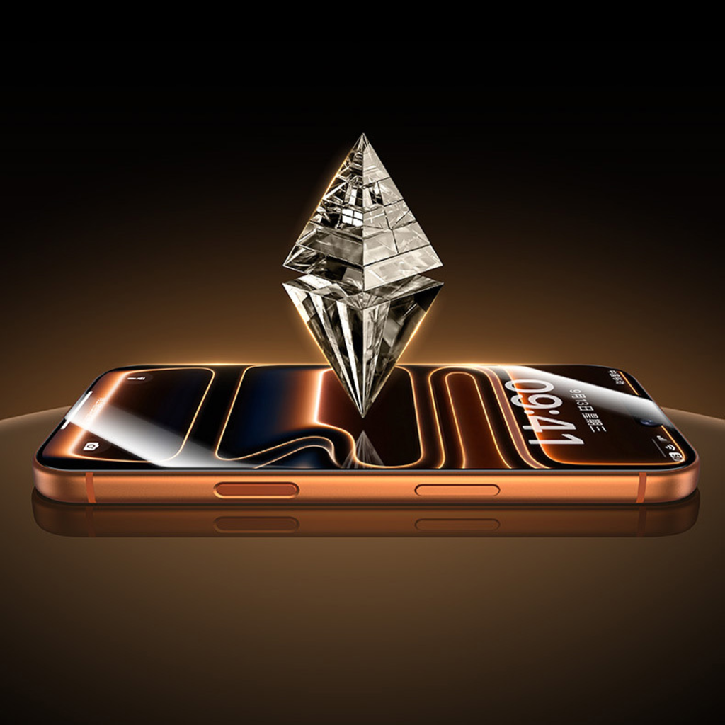 Benks edzett üveg üvegfólia Glass Warrior 2.0 AR-EZFita iPhone 17/16 Pro üvegfólia - 10