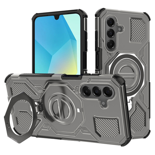 Samsung Galaxy A16 4G / A16 5G Techsuit - Carbon Shield PRO - Smoke Black tok