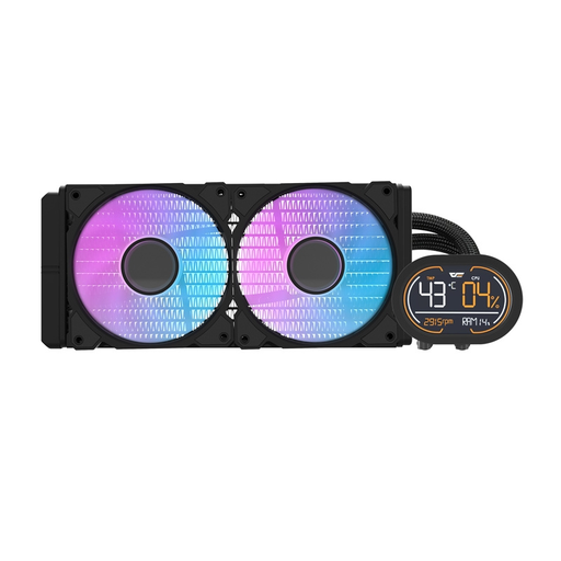 Darkflash Liquid CPU Cooler DH240D Fekete v2
