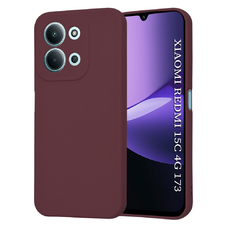 Xiaomi Redmi 15C 4G / Redmi 15C 5G Techsuit SoftFlex Plum Red tok