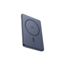 Powerbank Baseus PicoGo AM31 Qi2 5000mAh 20W ultrakeskeny kompatibilis MagSafe állványos fonott Baseus Simple USB-C 20cm kábel - szürke