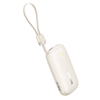 Powerbank Baseus EnerFill FC21 Qpow 3 Ultra 10000mAh 22,5W beépített kábellel - bézs, - 1. kép