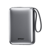 BWOO P73 power bank 22.5W 20000 mAh 2 beépített kábel 1 x USB-C 1 x Lightning fekete - 0. kép