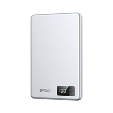 BWOO mágneses power bank P75 PD 20W 5000 mAh digitális kijelzővel és USB-C porttal fekete