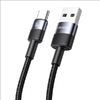 USB-C - USB 3A 1.2m Gyors Töltőkábel acél/koszos 30 db SJ718ZJ01 (US-SJ718) - 0. kép