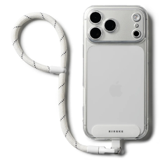 Telefon tokokhoz Ringke Universal Holder Hand Strap Link Flow P-Type Crossbody nyakpánt, állítható - Cloud White