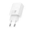 Hálózati töltő Hoco N62, 30W, 3A, 1 x USB-C, Fehér - 1. kép