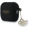 Apple AirPods Pro 3 Guess Szilikon 4G Charm fekete tok - 1. kép