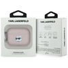 Apple AirPods Pro 3 Karl Lagerfeld Monogram Choupette Fej rózsaszín tok - 2. kép