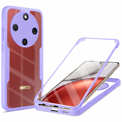 Honor Magic8 Lite Techsuit - ColorVerse 360 Series + Képernyővédő - Lila tok