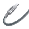 Data Cable Discolor Baseus - USB-C to USB-C, 100W, 480Mbps, 1m - Ezüst - 1. kép