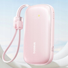 Baseus EnerFill FC21 Qpow 3 Ultra Power Bank levehető kábellel, 10000mAh, 22.5W, Digitális Kijelző - Nebula Pink - 2. kép