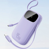 Power Bank Baseus EnerFill FC31 Qpow 3 (E0028C02) - USB-C/Lightning kábelekkel, 10000mAh, 45W, Digitális Kijelző - Nebula Purple - 0. kép