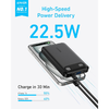 Powerbank Anker PowerCore, 10000mAh, 22.5W, QC + PD, Fekete A1257G11 - 0. kép