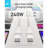 USB-C to USB-C kábel Anker, 240W, 1.8m, Fehér A82E2H22 - 0. kép