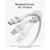 USB-C to USB-C kábel Anker, 240W, 1.8m, Fehér A82E2H22 - 2. kép