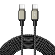 Lito LD17 Type-C to Type-C gyors töltőkábel fonott nylon fekete