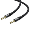 Acefast Audio kábel (J10) - 2x mini Jack 3.5mm, Alumínium + nejlonfonat, 1m - Fekete - 1. kép