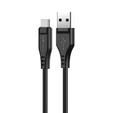 USB to Type-C 60W Gyors töltés 1.2m Fekete Acefast Data Cable (C3-03)